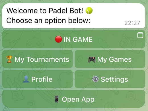 Bot menu